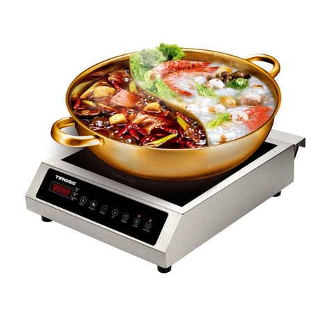 Bếp Từ Công Nghiệp Đơn Tiross TS8043 3500W, Công Nghệ IGBT Siemens, Lõi Đồng Cao Cấp