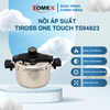 Nồi Áp Suất Inox Tiross TS9483 5.8L Inox 304 An Toàn Dùng Cho Bếp Từ, Hồng Ngoại, Bếp Ga