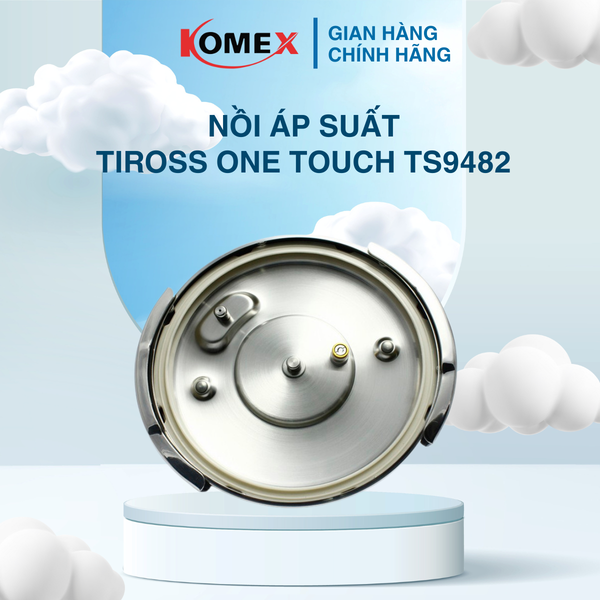 Nồi Áp Suất Cơ Inox Tiross TS9482 4,8L – Inox 304 Cao Cấp, Sử Dụng Trên Bếp Ga, Bếp Hồng Ngoại