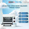 Lò nướng TIROSS TS9601 9 Lít Công suất 1200W, nhiệt 230°C nướng nhanh chín vàng đều