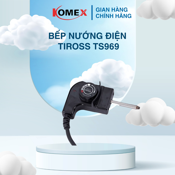 Bếp Vỉ Nướng Điện Tiross TS969 2000W Chống Dính, Có Khay Hứng Dầu