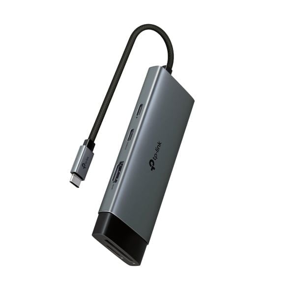 Hub chuyển đổi USB Type-C 7 cổng TP-Link UH7020C – HDMI xuất hình ảnh với độ phân giải 4K@60Hz
