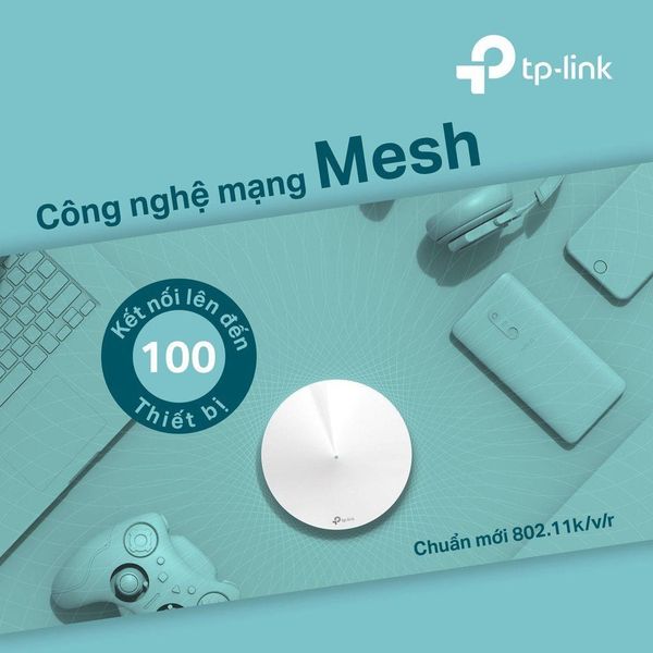 Hệ Thống Mesh WiFi 5 Toàn Nhà TP-Link Deco M5 (1-pack), M5 (2-pack), M5 (3-pack) AC1300 Phủ Sóng Rộng 2 Tầng