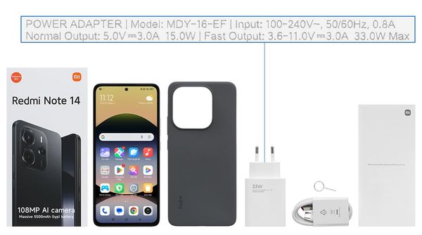 Xiaomi Redmi Note 14 6GB/128GB–Helio G99-Ultra, AMOLED 120Hz, Pin 5500mAh, Camera 108MP, Sạc Nhanh 33W
