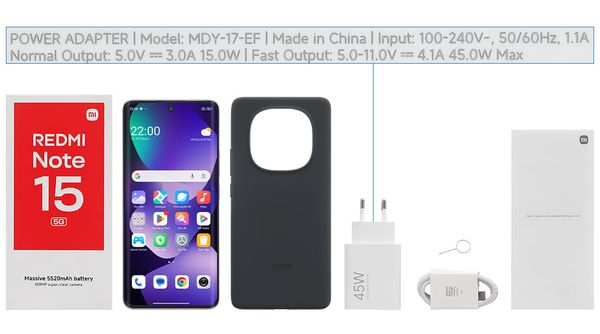 Điện thoại Xiaomi Redmi Note 15 5G 6GB 128GB