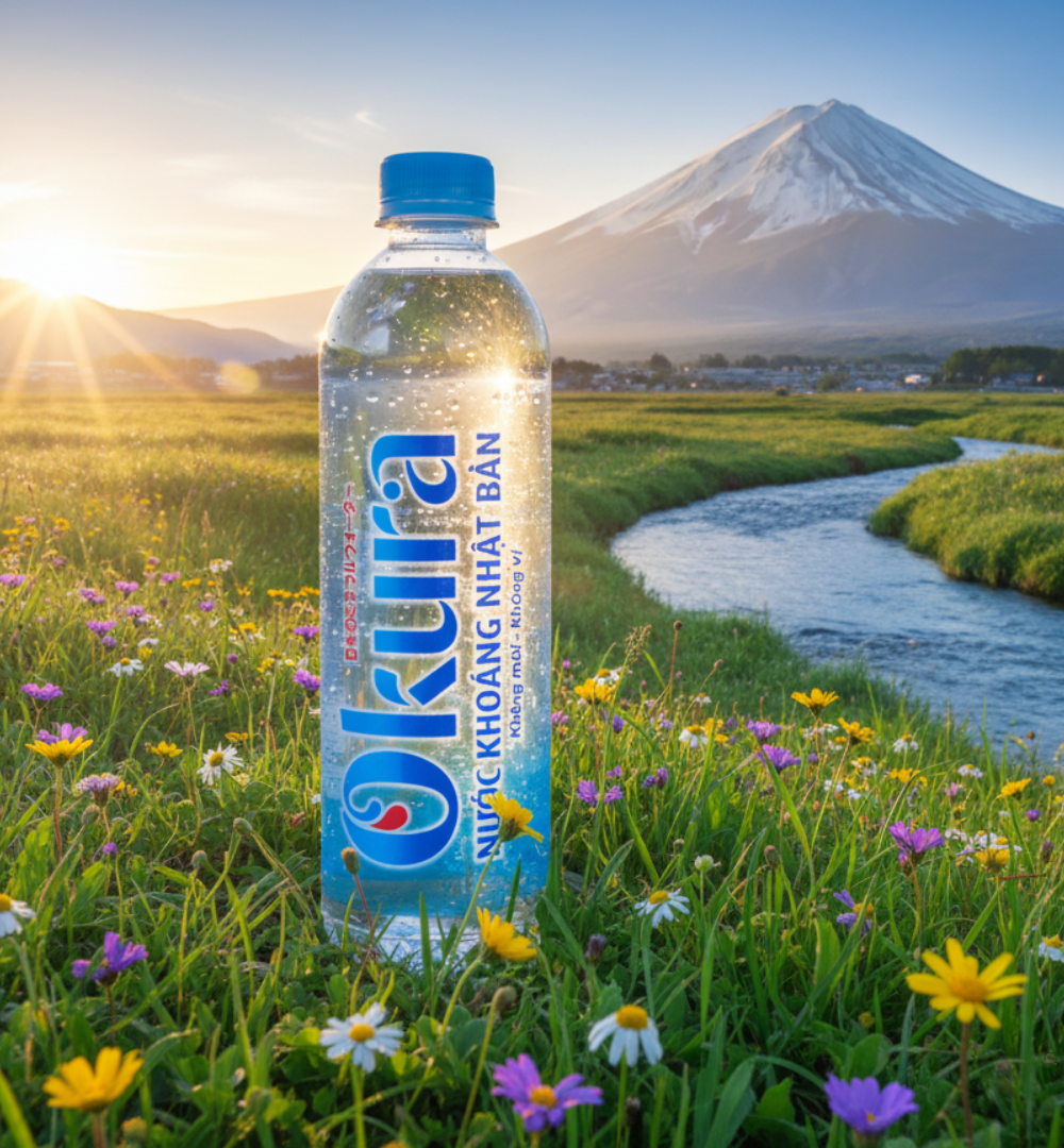 NƯỚC KHOÁNG NHẬT OKURA 500ml 