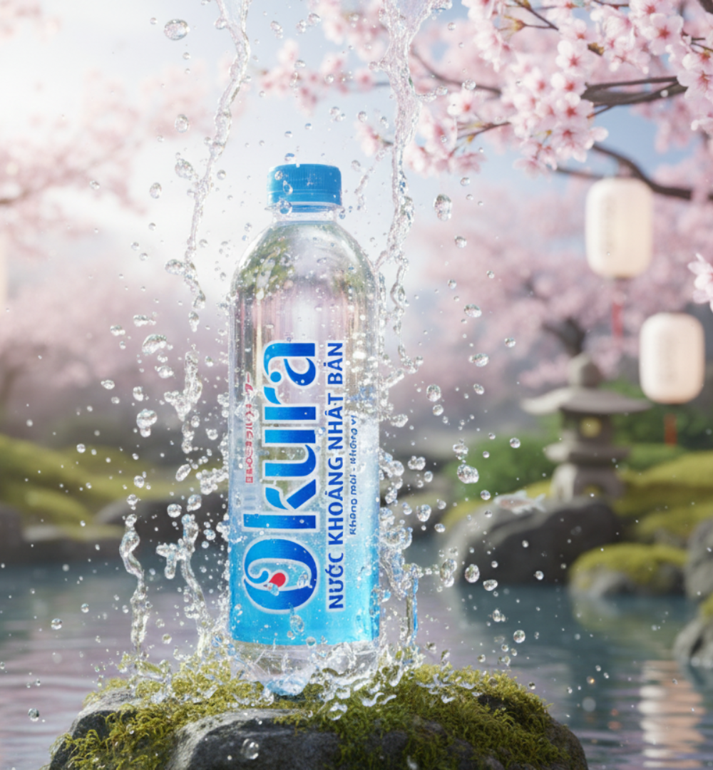  NƯỚC KHOÁNG NHẬT OKURA 500ml 