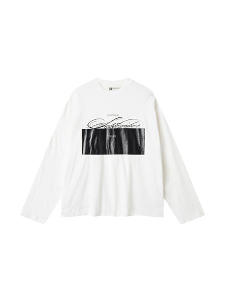  23' Logo L Sleeve / White 