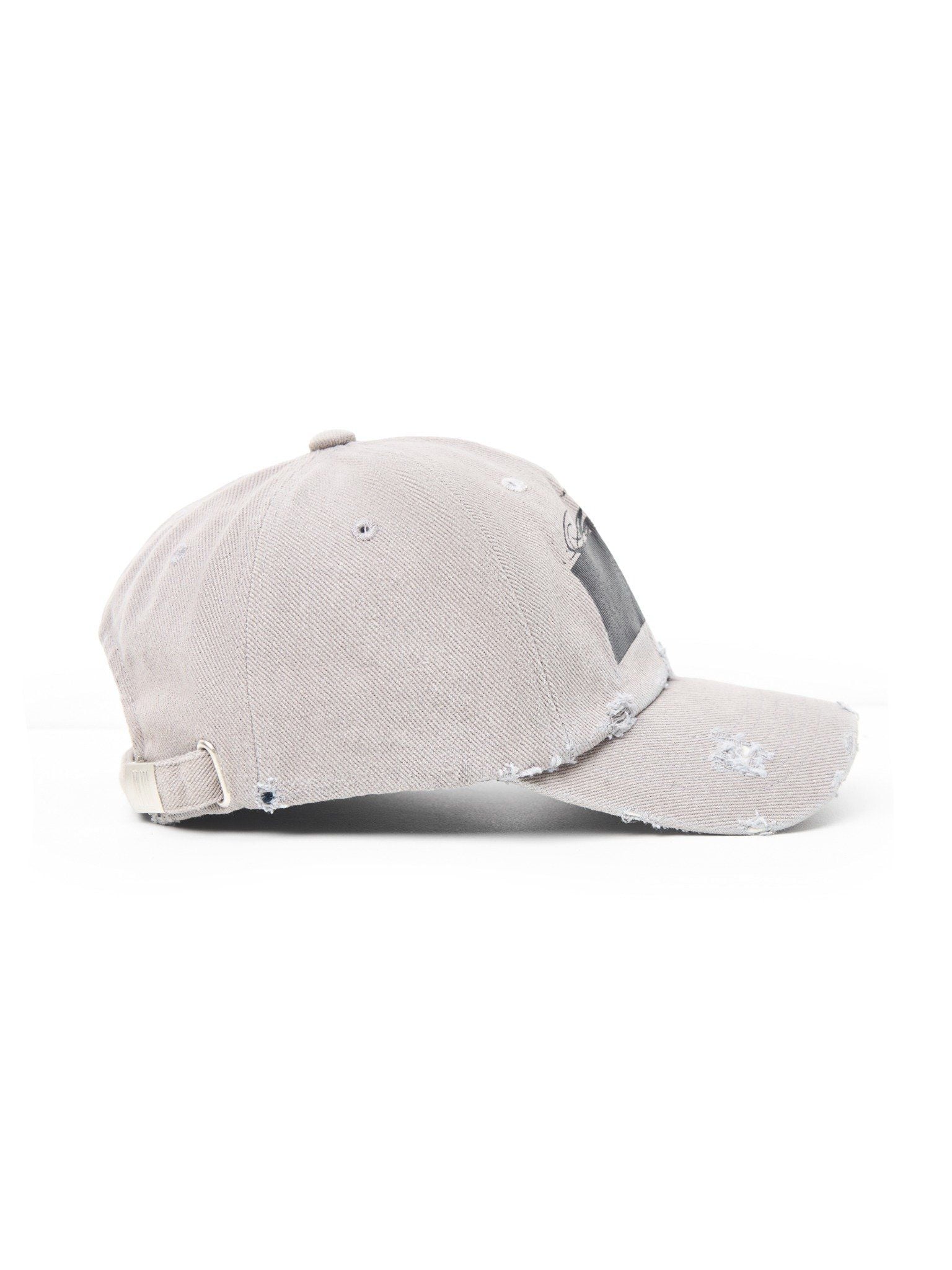  23' Washed Cap / Black Tape / Grey 