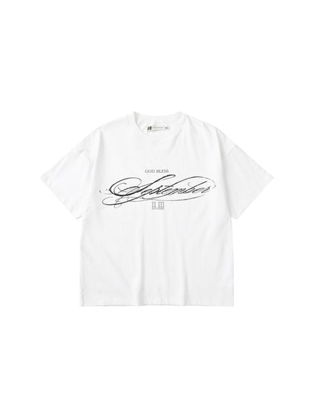  23'Logo Boxy Tee / White 