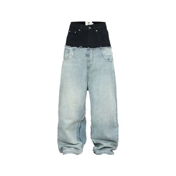  23'Double Waist Pants / Blue 