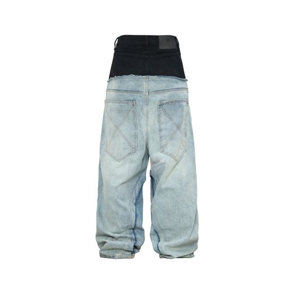  23'Double Waist Pants / Blue 