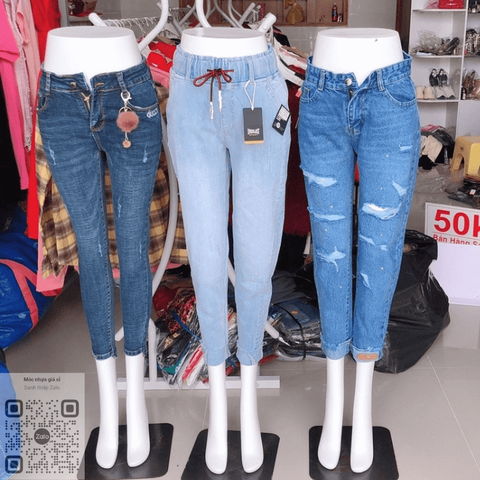  Chân mông manocanh quần jean nữ 