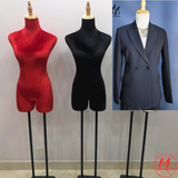  Manocanh bán thân nữ bọc vải nhung trưng bày đầm – Sang trọng, tôn dáng và thu hút mọi ánh nhìn 