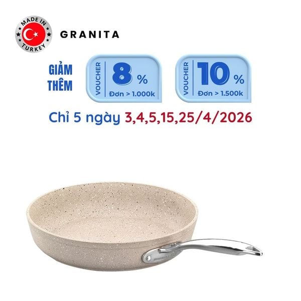  Chảo chống dính Korkmaz Granita 26 cm - 2.5 lít - KONCA1265 