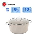  Nồi chống dính Korkmaz Granita 5 lít - 24x12,5 cm - KONNA1261 