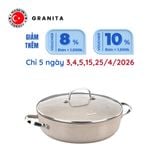  Nồi chống dính cao cấp Korkmaz Granita thân thấp 2.5 lít - A1854 