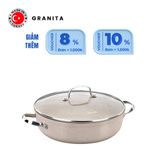  Nồi chống dính thấp Korkmaz Granita 3.5 lít - 26x7 cm - KONNA1263 
