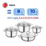  Bộ 4 nồi inox cao cấp Korkmaz Perla - A1606 