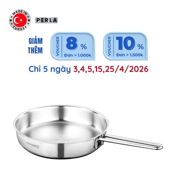  Chảo inox cao cấp Korkmaz Perla 24cm- A1659 