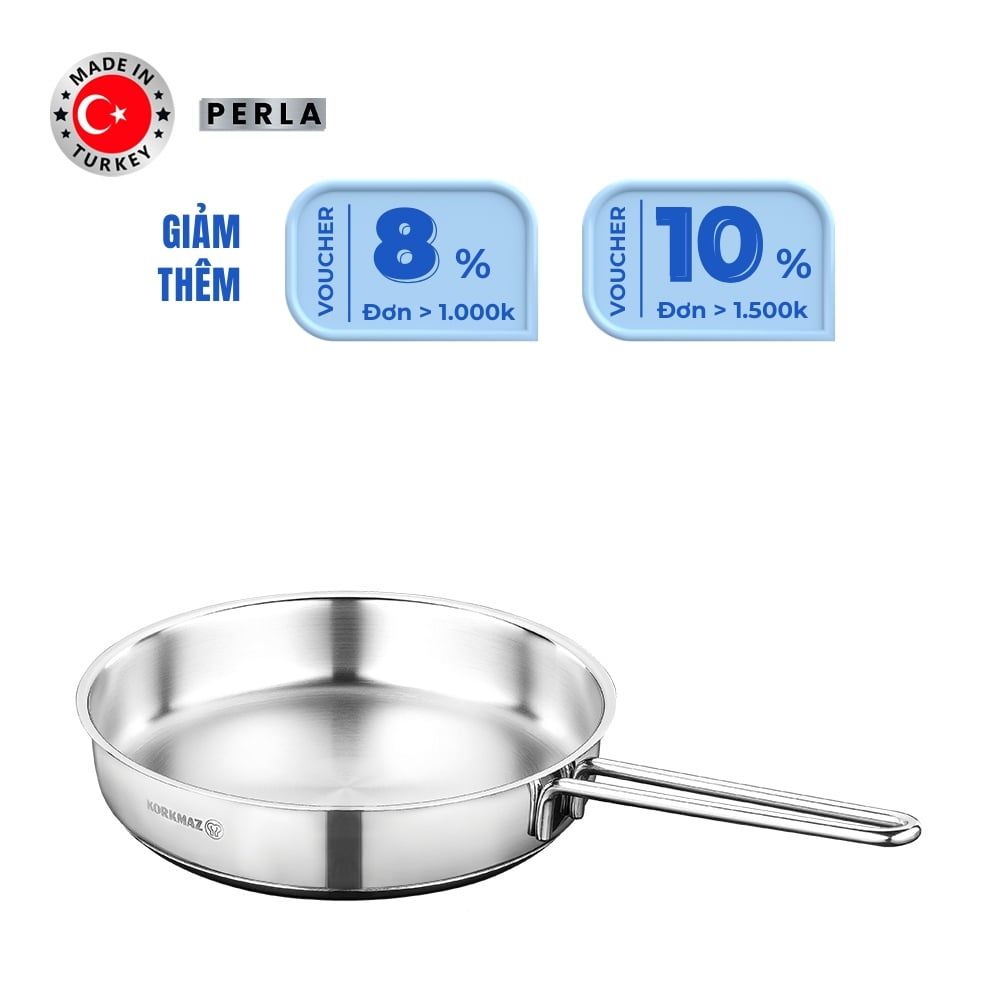  Chảo inox cao cấp Korkmaz Perla 24cm- A1659 
