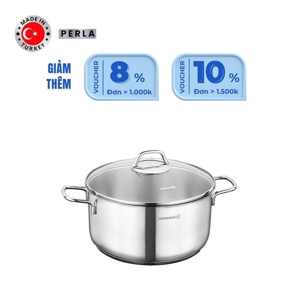  Nồi inox cao cấp Korkmaz Perla 2.3 lít - A1654 