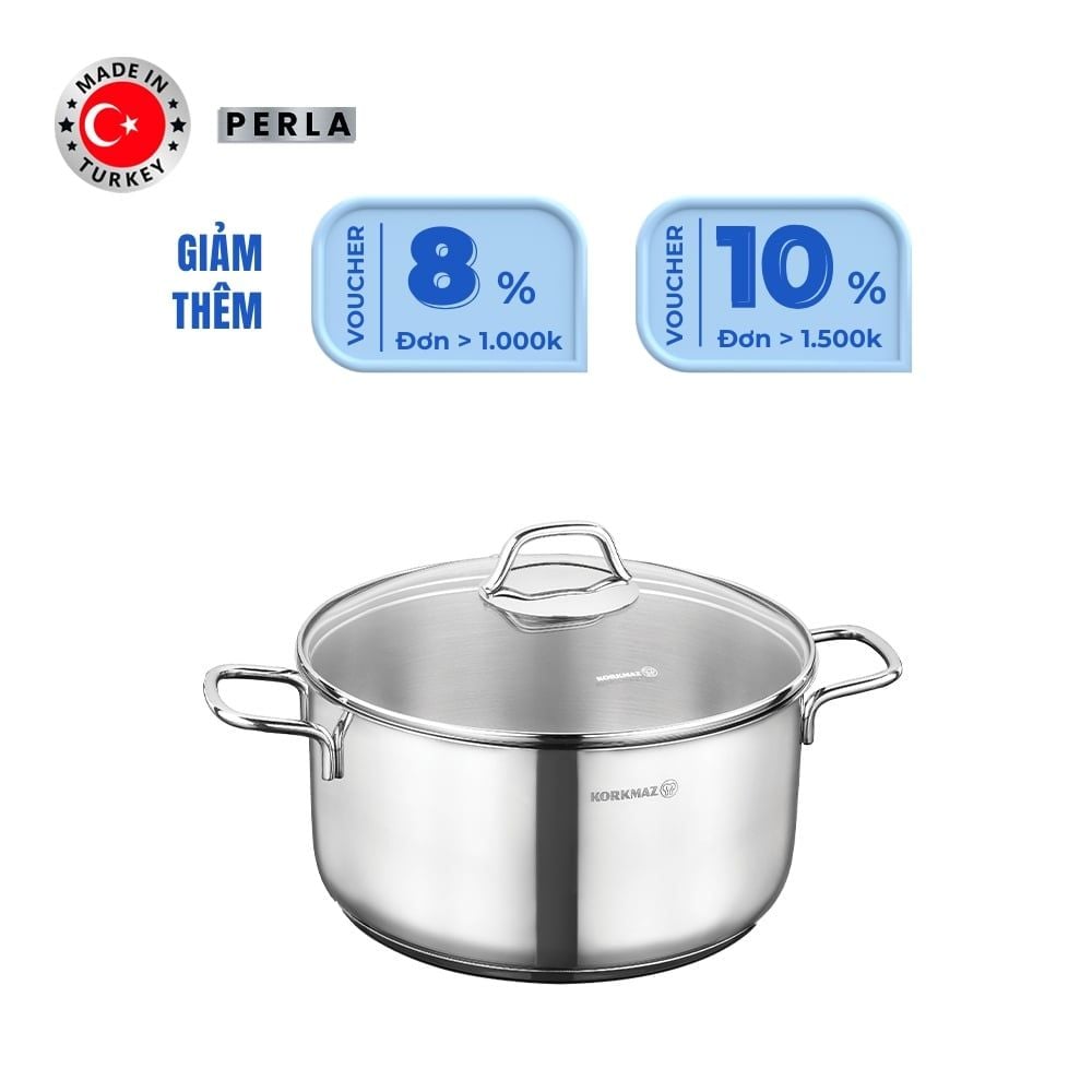  Nồi inox cao cấp Korkmaz Perla 3.5 lít - A1655 