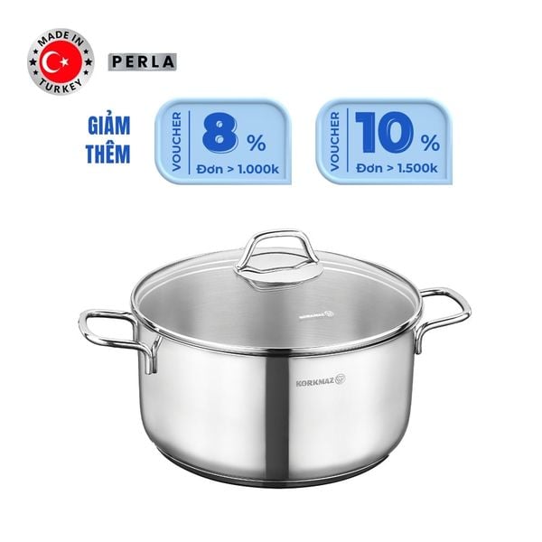  Nồi inox cao cấp Korkmaz Perla 5.5 lít - A1657 