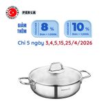 Nồi inox cao cấp Korkmaz Perla 2.3 lít thân thấp - A1833 