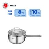  Quánh inox cao cấp Korkmaz Perla 1.6 lít có nắp - A1648 
