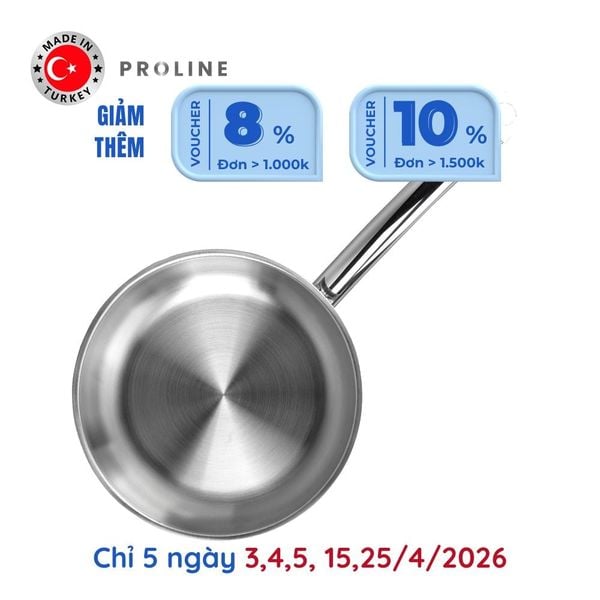  Chảo inox cao cấp Korkmaz Proline 28cm - A1154 