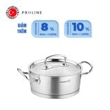  Nồi inox cao cấp Korkmaz Proline 2.8 lít thân thấp - A1169 