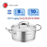  Nồi inox cao cấp Korkmaz Proline 4.5 lít thân thấp - A1170 