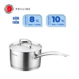 Quánh inox cao cấp Korkmaz Proline 2 lít có nắp - A1157 