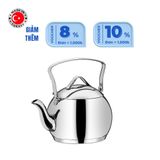  Ấm inox cao cấp Korkmaz Tombik 2 lít - A093 