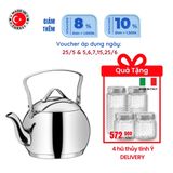  Ấm inox cao cấp Korkmaz Tombik 3.5 lít - A094 