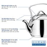  Ấm inox cao cấp Korkmaz Tombik 3.5 lít - A094 