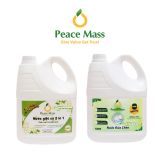  NGB3 Combo Sản phẩm Peace Mass - Nước Giặt Xả 2 in 1 3.6 lít + Nước Rửa Chén 3.6 lít 