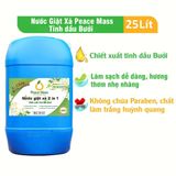  Nước Giặt Xả Peace Mass Tinh Dầu Bưởi 2in1  25 lít 