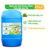  Nước Lau Kính Peace Mass Tinh Dầu Bạc Hà - 25 lít (Nước Lau đa năng) 