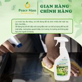  Nước Lau Kính Peace Mass Tinh Dầu Bạc Hà (Nước lau đa năng) 700ml 