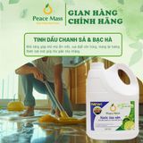 NGB4 Combo Sản Phẩm Peace Mass Nước Giặt Xả 2 in 1 3.6 l + Nước Lau Sàn TD Chanh Sả -Bạc Hà 3.6l 
