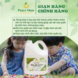  Nước Giặt Xả Peace Mass Tinh Dầu Bưởi 2in1 3.6 lít 