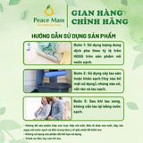  NGB4 Combo Sản Phẩm Peace Mass Nước Giặt Xả 2 in 1 3.6 l + Nước Lau Sàn TD Chanh Sả -Bạc Hà 3.6l 