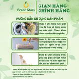  Nước Giặt Xả Peace Mass Tinh Dầu Bưởi 2in1 3.6 lít 