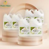  NGB8 Combo 06 Nước Giặt Xả Peace Mass Tinh Dầu Bưởi 2in1 3.6 lít 