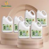  RCB4 Combo 06 Nước Rửa Chén Gốc Thực Vật Peace Mass 3.6 lít 