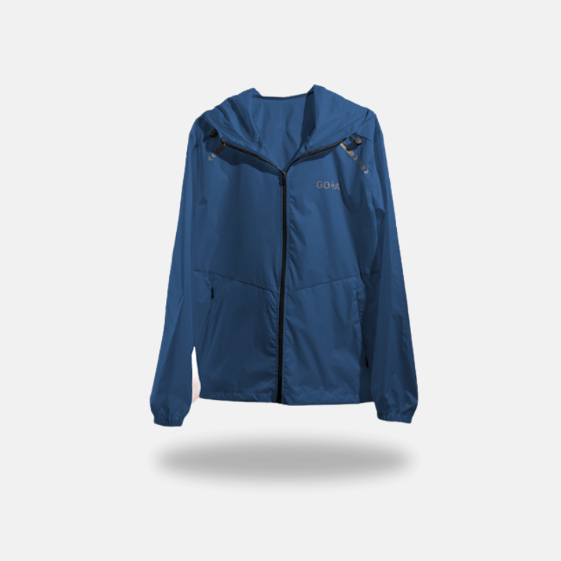  Áo Khoác Gió Thể Thao Chạy Bộ GOYA Chống Nước Chống Gió Năm 2025 - Màu Xanh Navy 