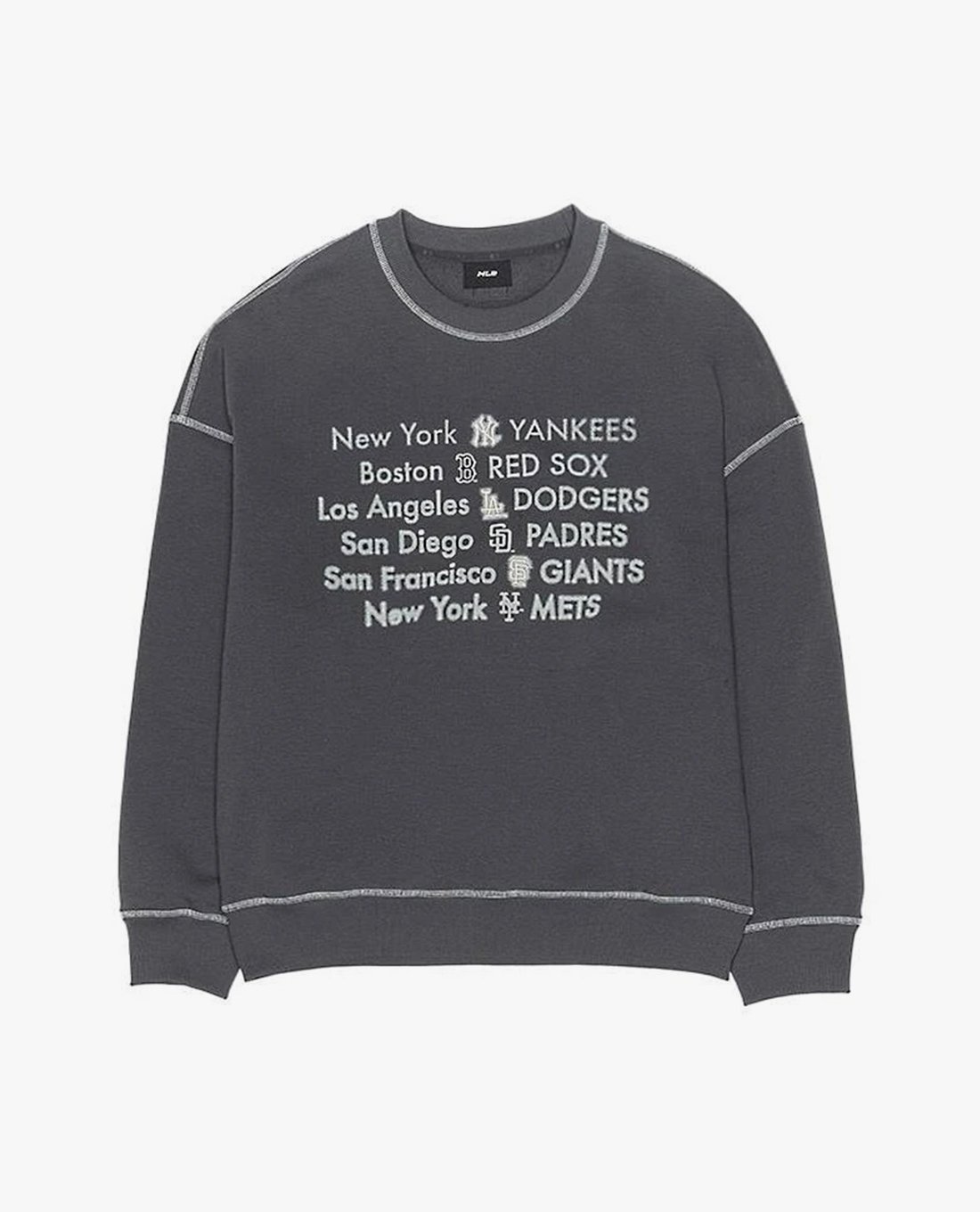MLB - Áo sweatshirt unisex cổ tròn tay dài