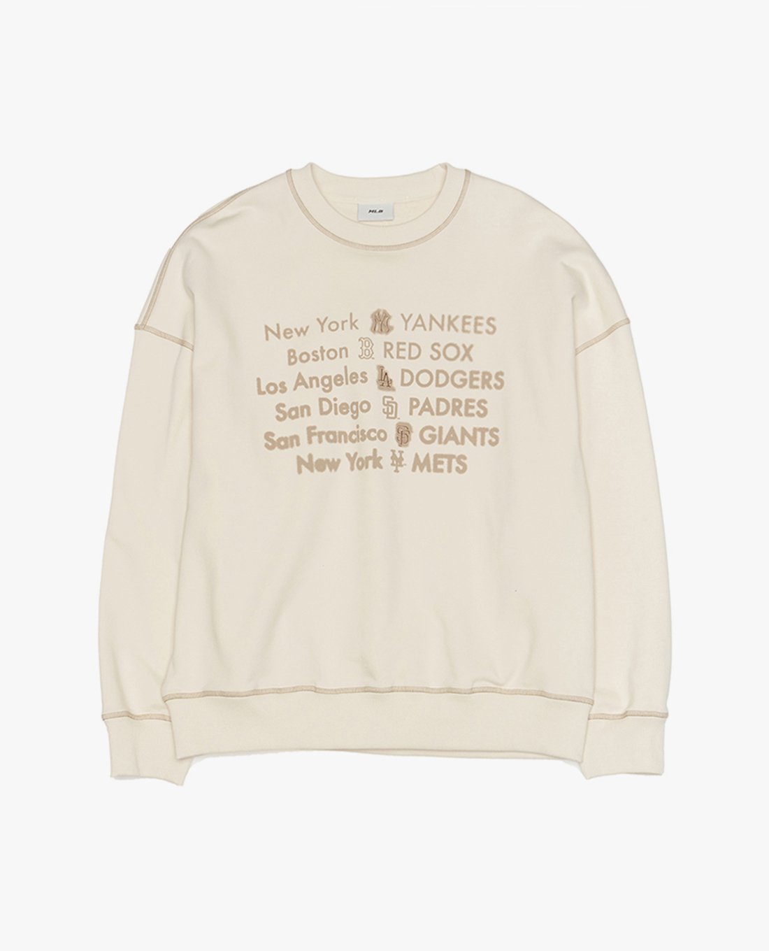 MLB - Áo sweatshirt unisex cổ tròn tay dài